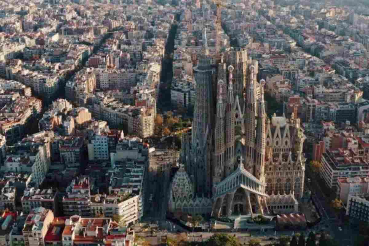 la sede della BCE dall'alto